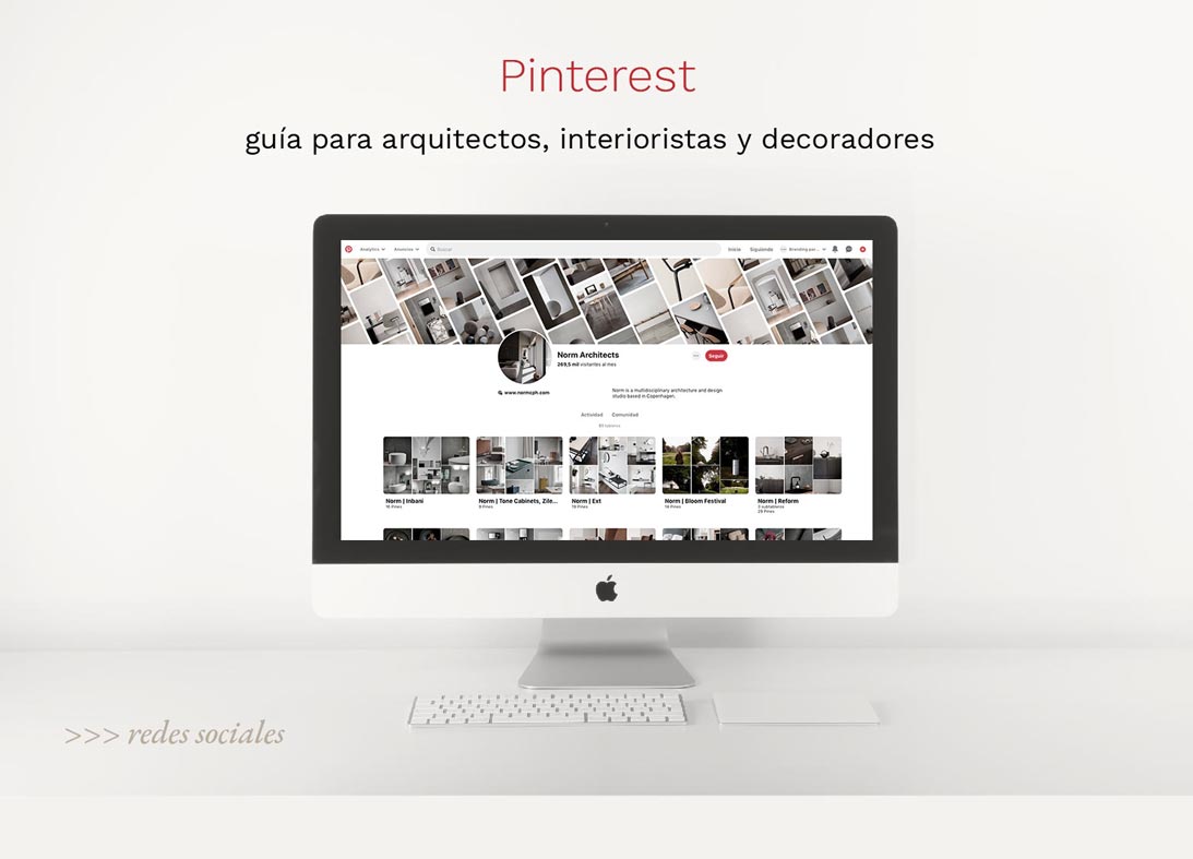 guía Pinterest para arquitectos e interioristas